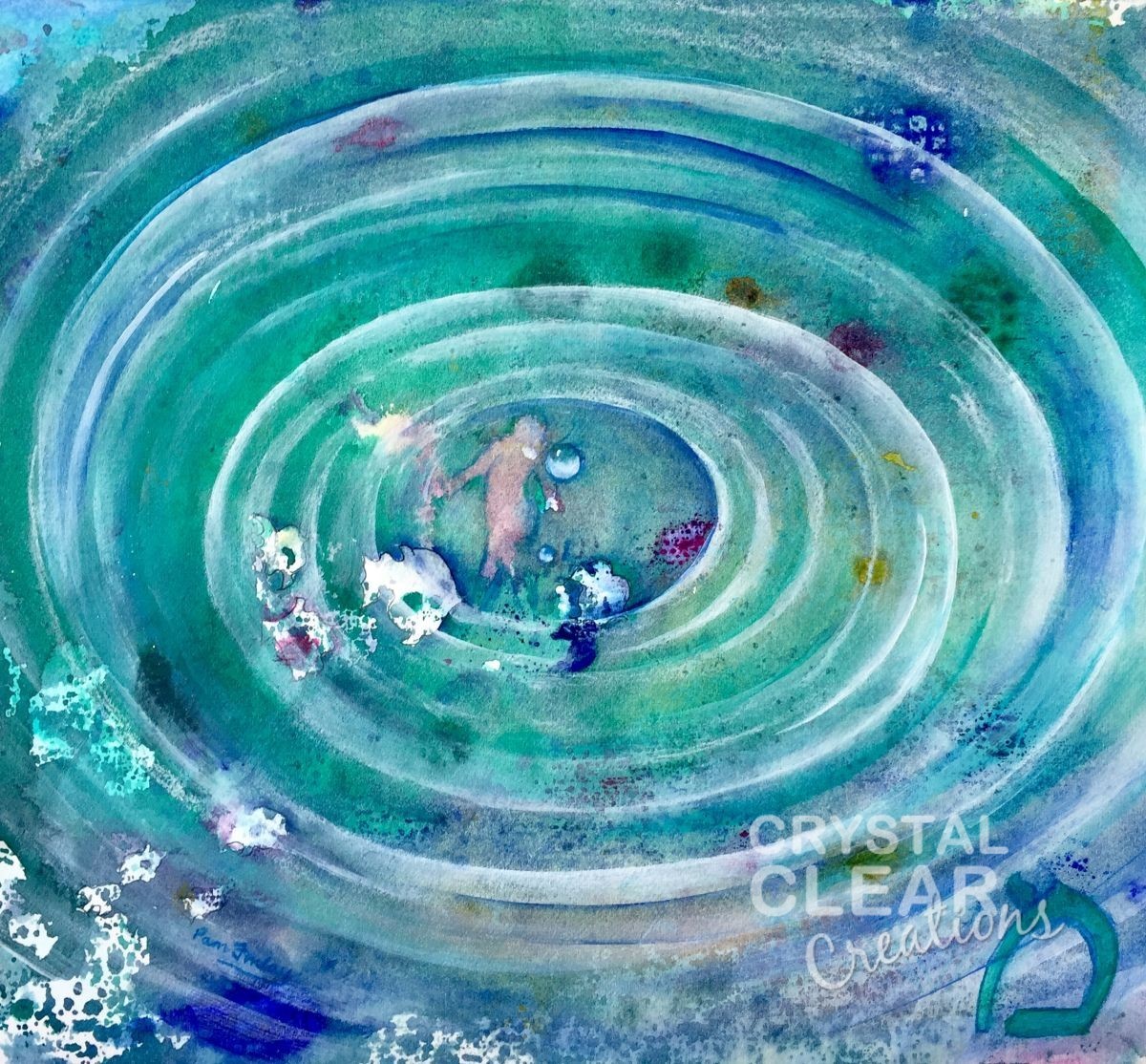 Hebrew Letters Paintings Crystal Clear Creations